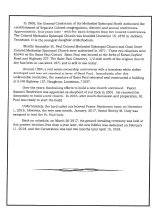 St. Paul CME 2018 Souvenir Book -  Cornerstones from previous Edifice