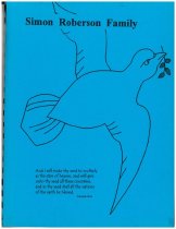 Simon Robinson Family  Booklet - Last Page