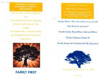 Henry Rhodes Reunion 2012 - Outside Page