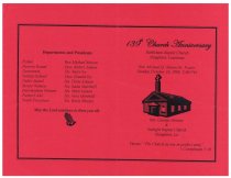 Bethlehem Baptist Church's 139th Anniversary Program - Outside Page
