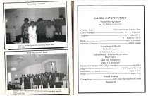 Pages from Galilee Baptist Church's Entrance Service Booklet