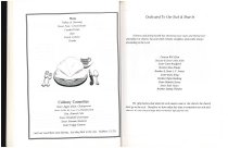 Pages from Galilee Baptist Church's Entrance Service Booklet