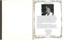 Page from Galilee Baptist Church's Entrance Service Booklet