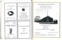 Pages from Galilee Baptist Church's Entrance Service Booklet