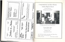 Pages from Galilee Baptist Church's Entrance Service Booklet