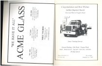 Pages from Galilee Baptist Church's Entrance Service Booklet