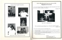 Pages from Galilee Baptist Church's Entrance Service Booklet