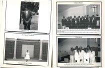 Pages from Galilee Baptist Church's Entrance Service Booklet