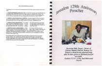 Pages from Jerusalem Missionary BC's 129th Anniversary Souvenir Book