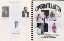 Pages from Jerusalem Missionary BC's 129th Anniversary Souvenir Book