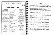 Pages from Jerusalem Missionary BC's 129th Anniversary Souvenir Book