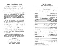 Galilee Baptist Church Pastor's 8th Honorarium - Inside Page