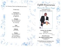 Galilee Baptist Church Pastor's 8th Honorarium - Outside Page