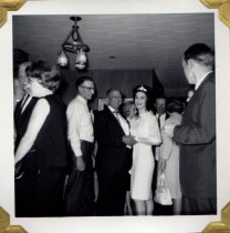 Caddo-Bossier Sweetheart with State Cattleman's Pres. J.H. Williams