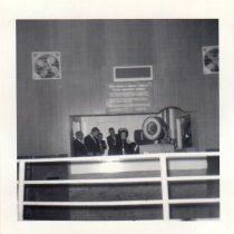 Miss Reed making short talk after supper