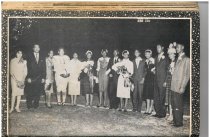 PHS 1961 Miss Princeton, Her Court and Escorts and Principal W.H. Martin