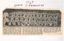 Princeton High School 1969 State Champions Football Squad