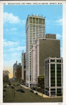 Barlum Hotel and Tower, Cadillac Square, Detroit, Mich.