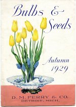 Bulbs & Seeds, Autumn 1929