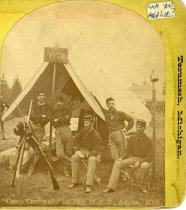 22. Saints Rest, 'Camp Crosswell,' 1st Reg. M. S. T., Adrian, Mich.
