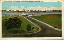 Roadway from Scott Memorial Fountain, Belle Isle, Detroit, Mich.