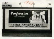 Black and white photographic print depicting a Walker & Co