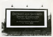 Black and white photographic print depicting a Walker & Co