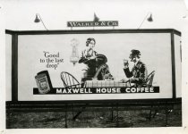 Black and white photographic print depicting a Walker & Co