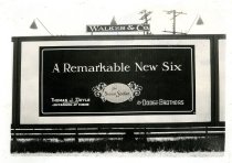 Black and white photographic print depicting a Walker & Co