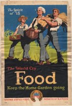 The Spirit of '18 the World Cry, Food, Keep the Home Garden Going