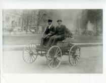 One black and white reproduction photograph of Charles B