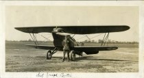 Sepia toned photographic print showing Leut