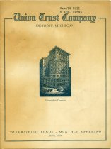 Booklet containing Union Trust Company monthly offering of diversified bonds for June, 1926