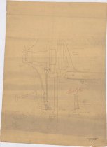 One drawing of an automobile wheel hub and steering knuckle assembly