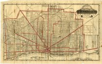 Handy Pocket Map of the City of Detroit Michigan