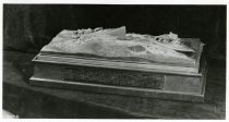 Black and white photo of the Harmsworth Trophy