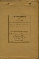 Specifications for Mr. O. K. Richard for a Brick Veneered Two Story Single Residence Located on the South Side of Sturtevant Between Broadstreet Boulevard and Lovett, Lot 349, Detroit, Michigan.