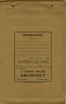 Specifications - Mr. William E. Roney for a Solid Brick 3-Story, 12-Apartment Building & Janitor Apartment, Located on the North Side of Morass [Moross] Road Bet. Jefferson Ave. & Grosse Pointe Blvd., Lots #11-12 & ½ of 13, Grosse Pointe Farms, Mich.