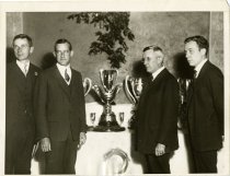 Black and white photo of C