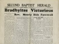 Second Baptist Herald, Vol. 12, No. 20, June 30, 1929
