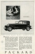 Packard Motor Car Co. advertisement