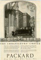 Packard Motor Car Co. advertisement