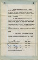 One legal agreement (and one copy) made by Harris T