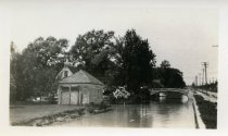 One sepia-toned photograph of the canal at Alter Road