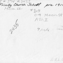 [Trinity Church in winter, before 1914]