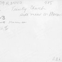 [Trinity Church, side view with old tower]