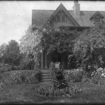 [Gardens of a Tudor House, probably the JL Williams House]