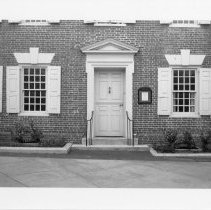[Bainbridge House, front door]