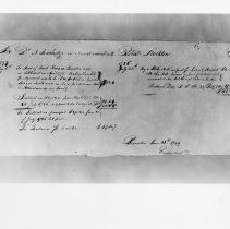 [Statement of Account between Dr. Absolom Bainbridge and Richard Stockton]