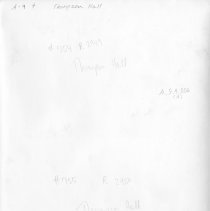 [Two photographs of Thomson Hall]